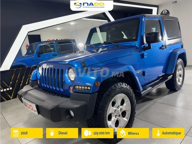 Jeep Wrangler sahara Diesel BVA  2016 à Casablanca