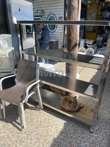 étagère vaisselle inox professionnel 