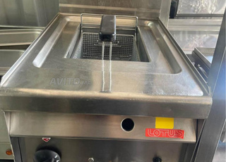 friteuse posable thermostat gaz lotus 7 litres 