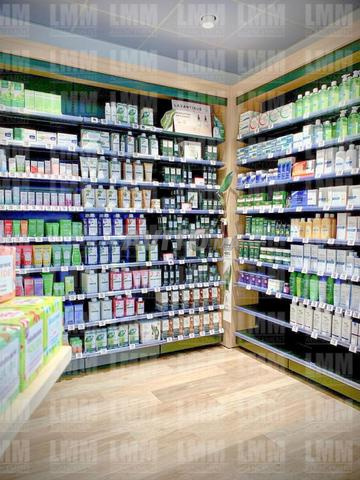 rayonnage para pharmacie et cosmétique