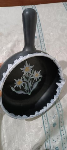 Poêle en céramique émaillée des années 60
