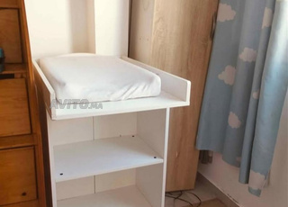 table a langer Ikea avec Matela 