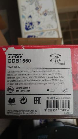 plaquettes TRW GDB 1550 - 2