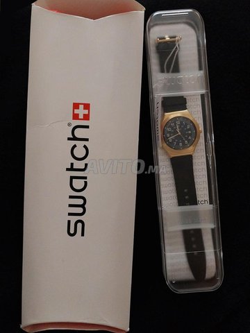 Swatch Happy Joe Golden Montre homme autentique 