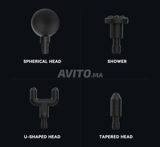 LENOVO Pistolet de Massage avec 8 Têtes