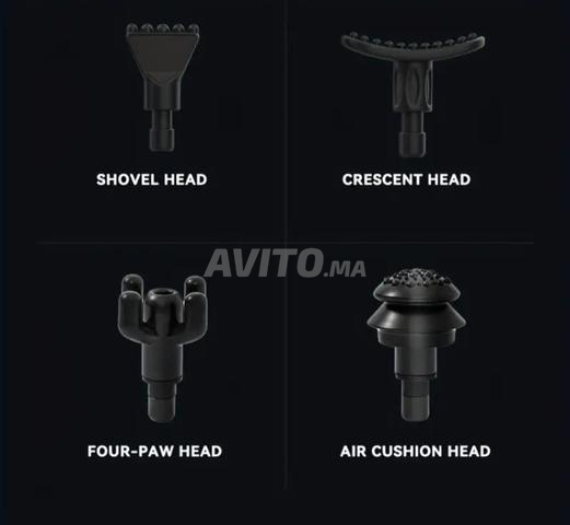 LENOVO Pistolet de Massage avec 8 Têtes - 2