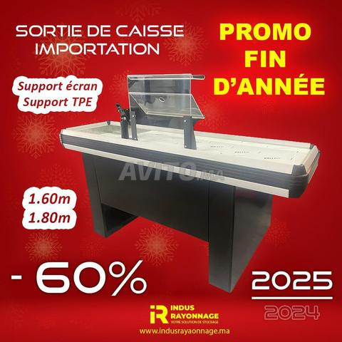 Sortie de Caisse sans tapis roulant 