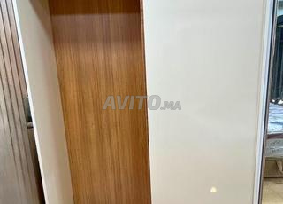 placard coulissant finition crème