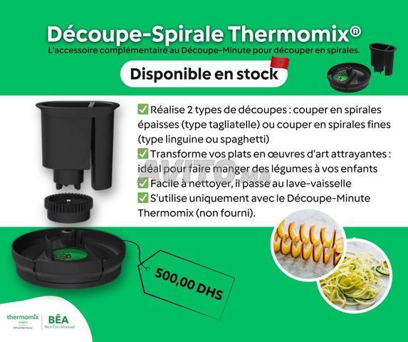 Decoupe spirale thermomix TM5/TM6