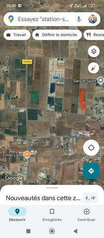 Vendre terrain sidi hajjaj tri9 gara 3la chanti
