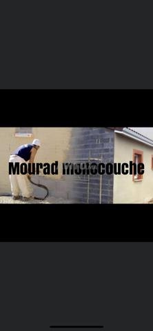 société monocouche façade renovation - 2