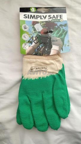 Gants de jardinage en latex coton au Maroc 