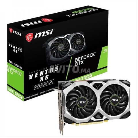 GTX 1660 super 6 GB MSI