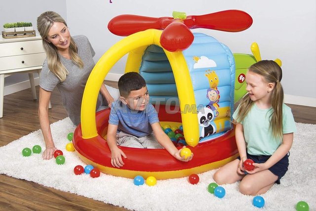 Jeu Gonflable Hélicoptère Pour Enfants  
