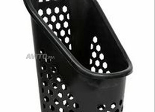 Panier avec roulettes  سلة  سوبر ماركت  بالعجلات