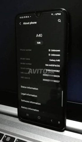 Samqung A40 à vendre