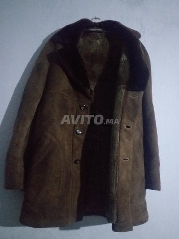 jacket cuir vrai fourrure 
