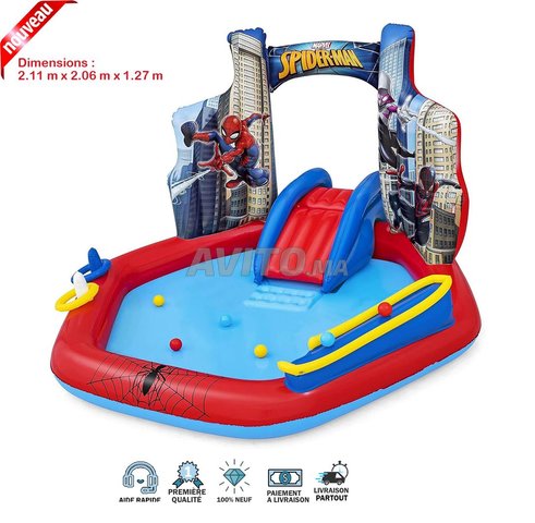 Parc de jeux Multicouleurs 211 x 206 x 127 cm