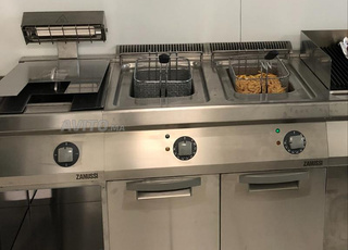 Friteuse professionnelle double cuve -électrique