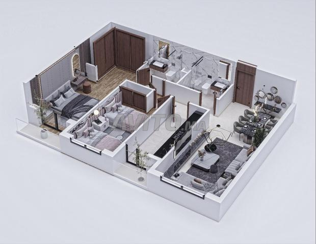 Appartement à vendre 75m² à hermitage