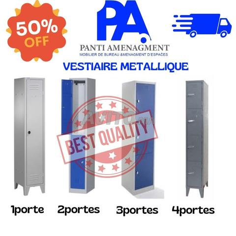 Mobilier métallique rayonnage \ vestiaire RéF65X