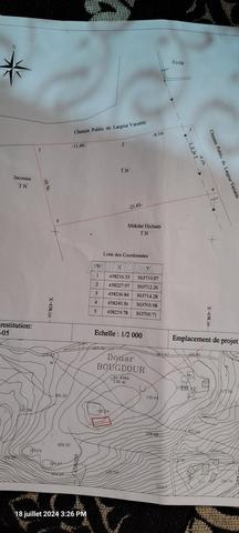 Terrain à vendre 200 mètres 20*10 avec deux façades