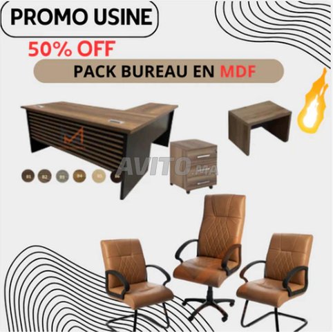 Ensemble bureau en promotion et à petit prix