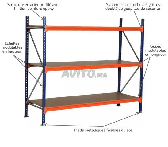 Rayonnage de Stockage semi lourd - 2