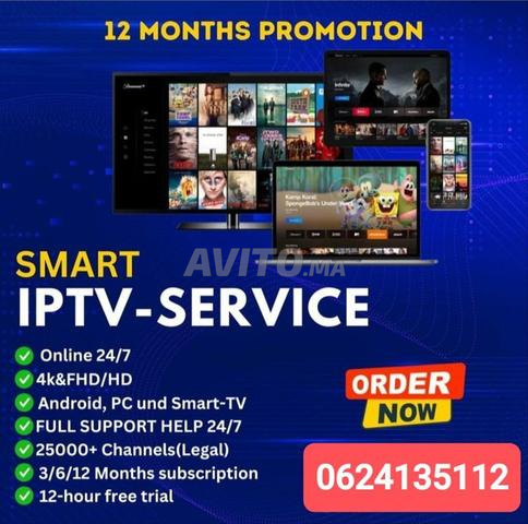 Abonnement Serveur IPTV 365 jrs