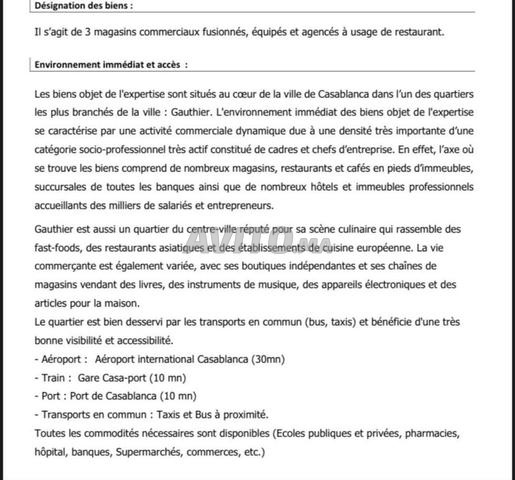 Super magasin à vendre à Gauthier