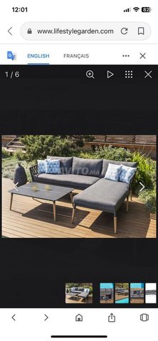 coin canape fauteuil exterier