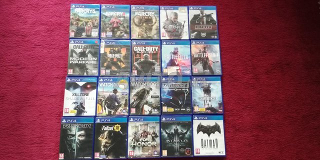 jeux CD PS4 