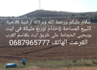 ارضية فلاحية البيع 