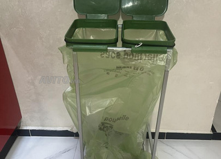 chariot porte sacs poubelle