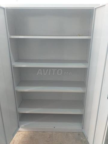 Armoire Métallique Haute – 2 Portes Battantes - 2