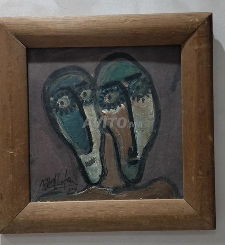 tableau signé ahmed belmkadem 