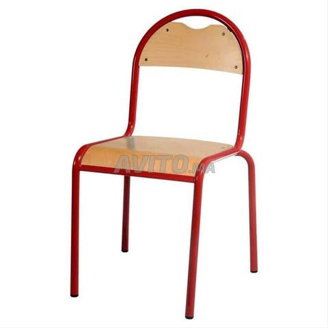 Mobilière scolaire chaise semi métallique 