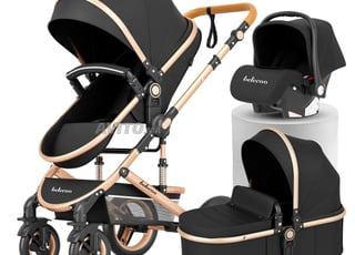 Poussette belecco avec ses accessoires
