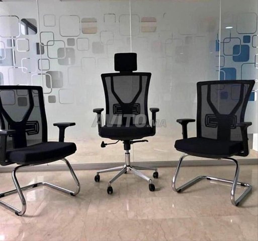 Pack 2 Chaises Simili Cuir Blanc Style Contempora