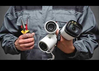 Installation de caméras de surveillance 