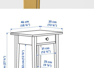 table de chevet ikea