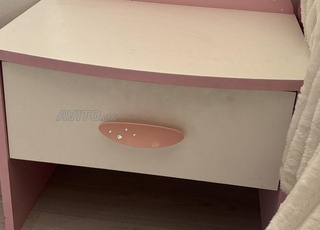 Lit pour enfant 1m40 avec commode et bureau 