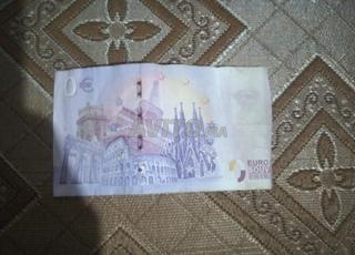 Billet 0 euro souvenir parc animalier 