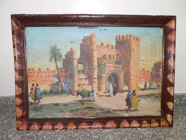 Tableau de peinture original de Khlafa El Badaoui