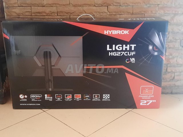 écran gaming incurvé Hybrok 27'