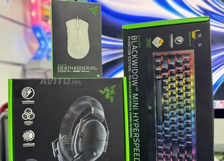 RAZER Souris et Clavier et Casque GAMING 