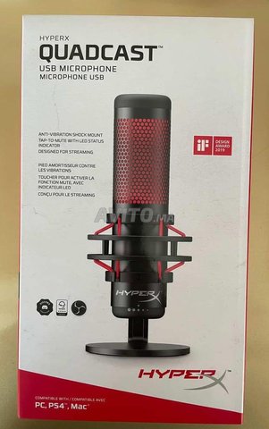 Microphone USB HyperX QuadCast (prix négociable)