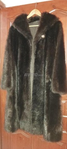 manteau vrai fourrure