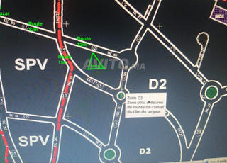 Terrain de 600m2 à imouzar près de Fès au Maroc