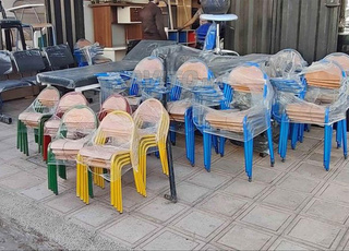 أثاث مدرسي خشب ومعدن